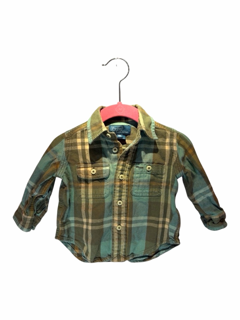 Polo Ralph Lauren Baby Plaid Shirt Size 9 months